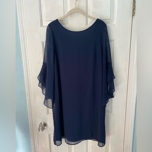Thalia Sodi navy blue dress